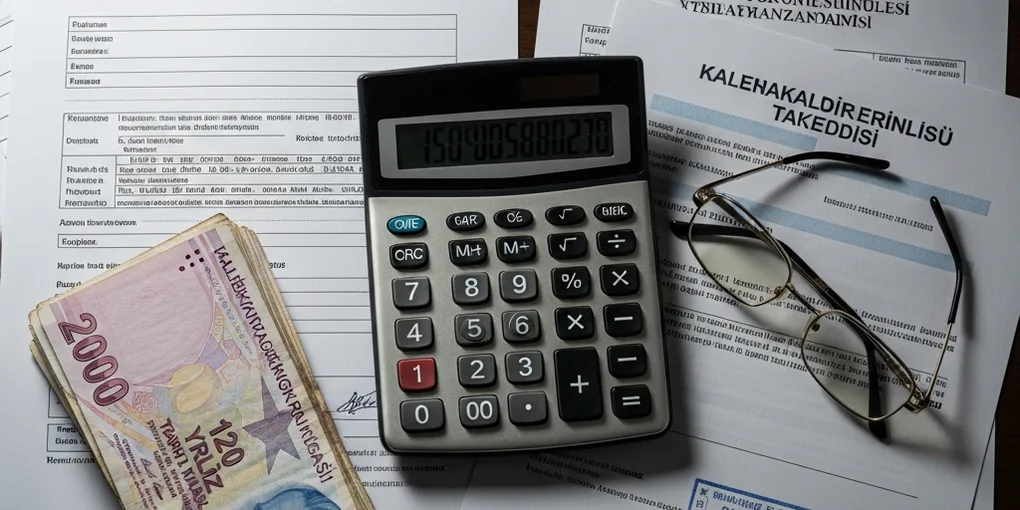 Nafaka hesaplama mali belgeler ve hesap makinesi