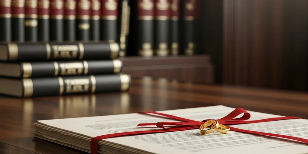 Anlaşmalı boşanma protokolü ve evlilik yüzükleri